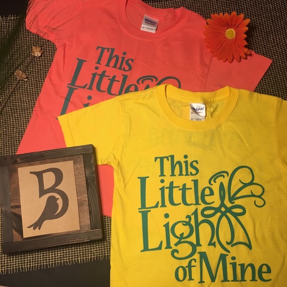 Little Light of Mine Kids Christian T-Shirt Pink - Picture 7 of 7